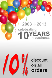 Buy Licenses, Optional Modules or Upgrade your licence and get 10% discount with the Promotion Coupon Code: 10P201310Y until 15th of July, 2013.